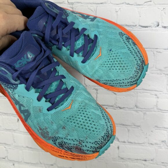 Hoka One One Challenger ATR 7 Womens 7.5 Shoes Running Trail Blue 1134498 CVOR - Picture 13 of 14